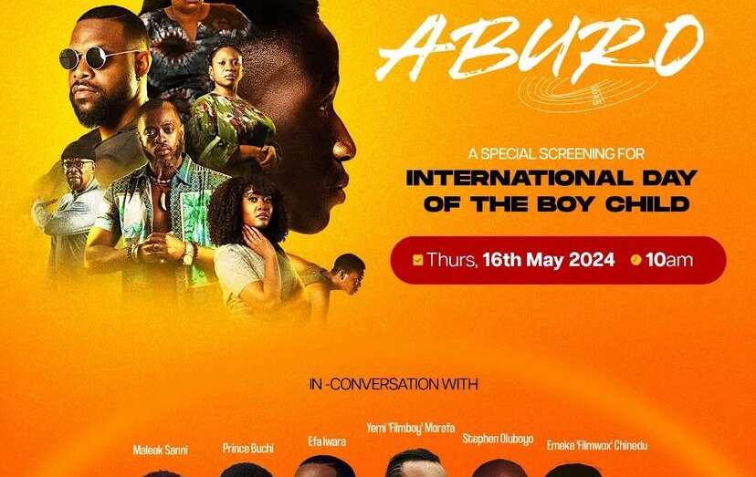 Debra's Palace Initiative and Filmone Entertainment are hosting an exclusive event for 40 boys in Lagos, featuring a screening of Aburo