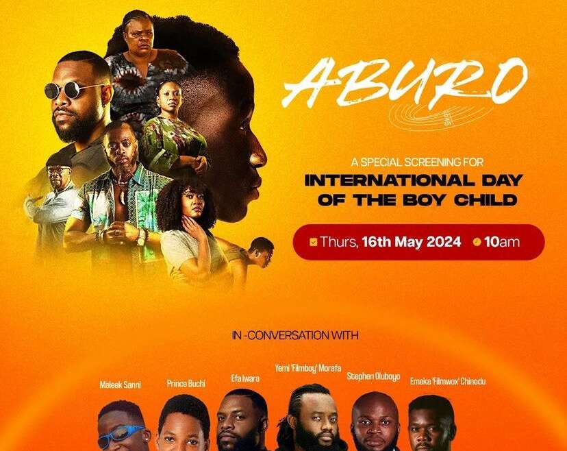 Debra's Palace Initiative and Filmone Entertainment are hosting an exclusive event for 40 boys in Lagos, featuring a screening of Aburo